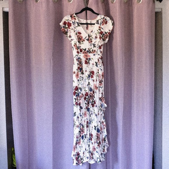 American Rag Dresses & Skirts - American Rag - Ruffled Floral Print Maxi Dress